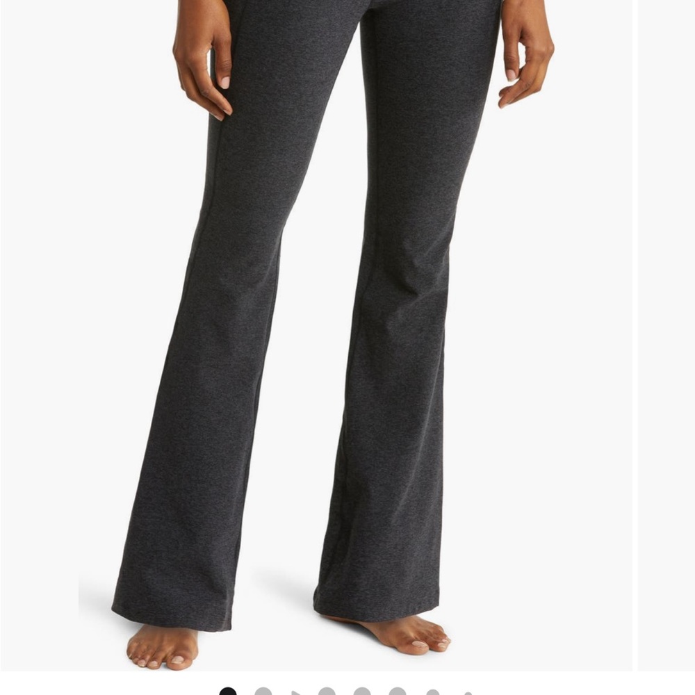 Women's Black Flared Pants - Picture 5 of 11